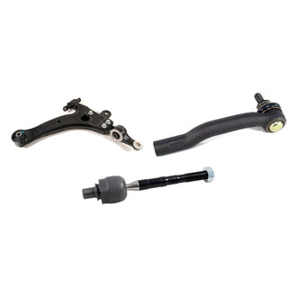 Mevotech® - Supreme™ Front Passenger Side Lower Control Arm and Tie Rod End Kit