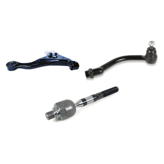 Mevotech® - Supreme™ Front Passenger Side Lower Control Arm and Tie Rod End Kit