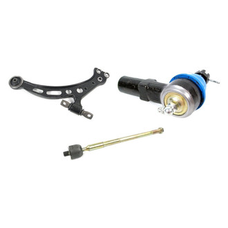 Mevotech® - Supreme™ Front Passenger Side Lower Control Arm and Tie Rod End Kit