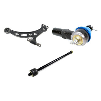 Mevotech® - Supreme™ Front Passenger Side Lower Control Arm and Tie Rod End Kit
