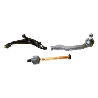 Mevotech® - Original Grade™ Front Passenger Side Lower Control Arm and Tie Rod End Kit