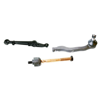 Mevotech® - Original Grade™ Front Passenger Side Lower Control Arm and Tie Rod End Kit