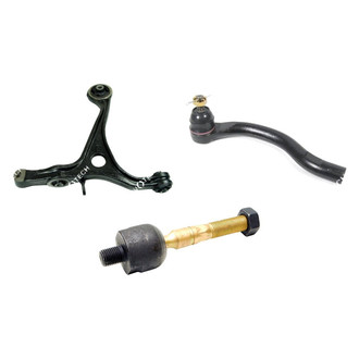 Mevotech® - Original Grade™ Front Passenger Side Lower Control Arm and Tie Rod End Kit