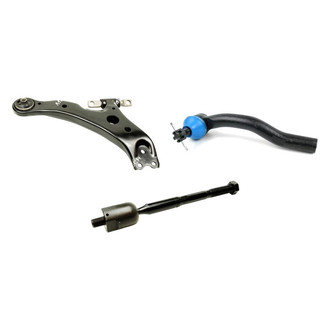 Mevotech® - Original Grade™ Front Passenger Side Lower Control Arm and Tie Rod End Kit