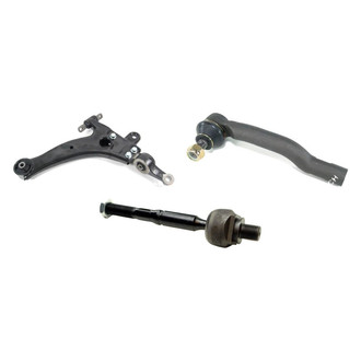 Mevotech® - Original Grade™ Front Passenger Side Lower Control Arm and Tie Rod End Kit