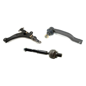 Mevotech® - Original Grade™ Front Passenger Side Lower Control Arm and Tie Rod End Kit