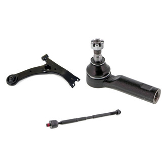 Mevotech® - Original Grade™ Front Passenger Side Lower Control Arm and Tie Rod End Kit