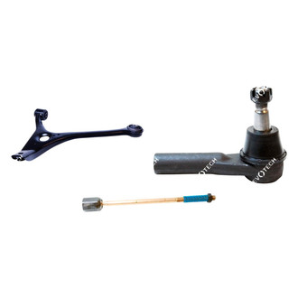 Mevotech® - Original Grade™ Front Passenger Side Lower Control Arm and Tie Rod End Kit
