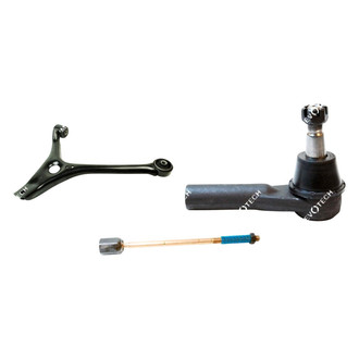 Mevotech® - Original Grade™ Front Passenger Side Lower Control Arm and Tie Rod End Kit