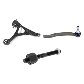 Mevotech® - Original Grade™ Front Passenger Side Lower Control Arm and Tie Rod End Kit