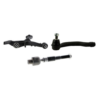 Mevotech® - Original Grade™ Front Passenger Side Lower Control Arm and Tie Rod End Kit
