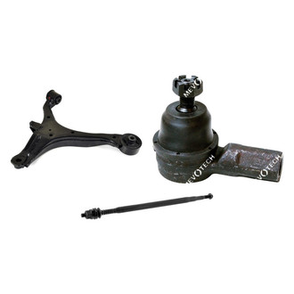 Mevotech® - Original Grade™ Front Passenger Side Lower Control Arm and Tie Rod End Kit