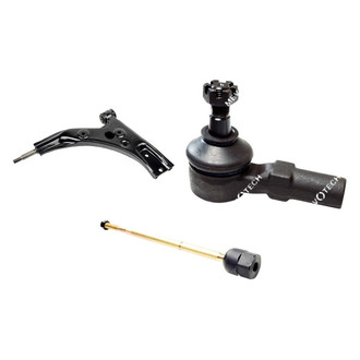 Mevotech® - Original Grade™ Front Passenger Side Lower Control Arm and Tie Rod End Kit