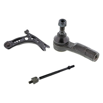 Mevotech® - Original Grade™ Front Passenger Side Lower Control Arm and Tie Rod End Kit