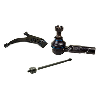 Mevotech® - Original Grade™ Front Passenger Side Lower Control Arm and Tie Rod End Kit