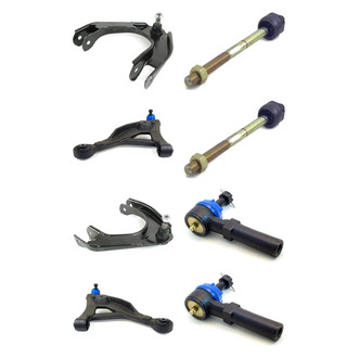 Mevotech® - Supreme™ Front Lower and Upper Control Arm with Ball Joint and Tie Rod End Kit