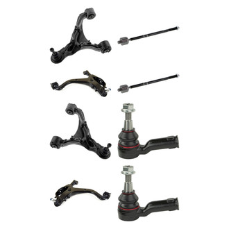 Mevotech® - Supreme™ Front Lower and Upper Control Arm with Ball Joint and Tie Rod End Kit