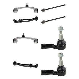 Mevotech® - Supreme™ Front Lower and Upper Control Arm with Ball Joint and Tie Rod End Kit