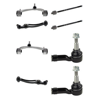 Mevotech® - Supreme™ Front Lower and Upper Control Arm with Ball Joint and Tie Rod End Kit