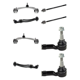 Mevotech® - Supreme™ Front Lower and Upper Control Arm with Ball Joint and Tie Rod End Kit