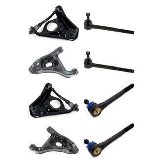 Mevotech® - Supreme™ Front Lower and Upper Control Arm with Ball Joint and Tie Rod End Kit