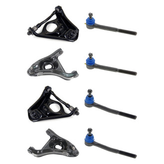 Mevotech® - Supreme™ Front Lower and Upper Control Arm with Ball Joint and Tie Rod End Kit