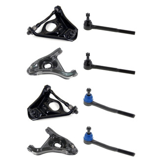 Mevotech® - Supreme™ Front Lower and Upper Control Arm with Ball Joint and Tie Rod End Kit