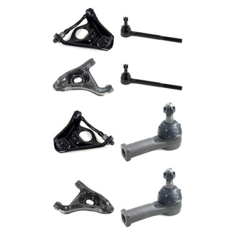 Mevotech® - Supreme™ Front Lower and Upper Control Arm with Ball Joint and Tie Rod End Kit