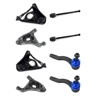 Mevotech® - Supreme™ Front Lower and Upper Control Arm with Ball Joint and Tie Rod End Kit