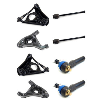 Mevotech® - Supreme™ Front Lower and Upper Control Arm with Ball Joint and Tie Rod End Kit