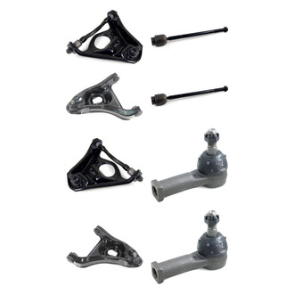Mevotech® - Supreme™ Front Lower and Upper Control Arm with Ball Joint and Tie Rod End Kit