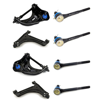 Mevotech® - Supreme™ Front Lower and Upper Control Arm with Ball Joint and Tie Rod End Kit