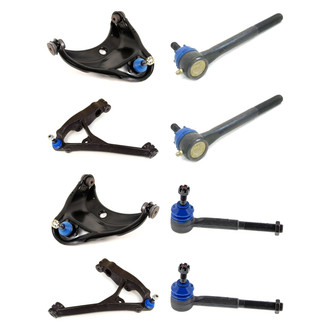 Mevotech® - Supreme™ Front Lower and Upper Control Arm with Ball Joint and Tie Rod End Kit
