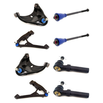 Mevotech® - Supreme™ Front Lower and Upper Control Arm with Ball Joint and Tie Rod End Kit