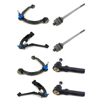 Mevotech® - Supreme™ Front Lower and Upper Control Arm with Ball Joint and Tie Rod End Kit
