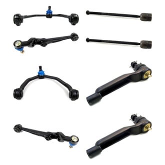 Mevotech® - Supreme™ Front Lower and Upper Control Arm with Ball Joint and Tie Rod End Kit