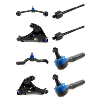 Mevotech® - Supreme™ Front Lower and Upper Control Arm with Ball Joint and Tie Rod End Kit