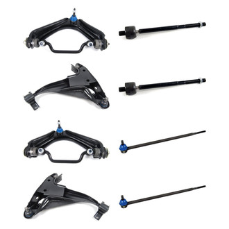 Mevotech® - Supreme™ Front Lower and Upper Control Arm with Ball Joint and Tie Rod End Kit