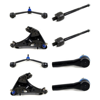 Mevotech® - Supreme™ Front Lower and Upper Control Arm with Ball Joint and Tie Rod End Kit