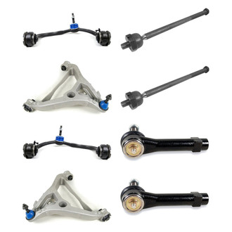 Mevotech® - Supreme™ Front Lower and Upper Control Arm with Ball Joint and Tie Rod End Kit
