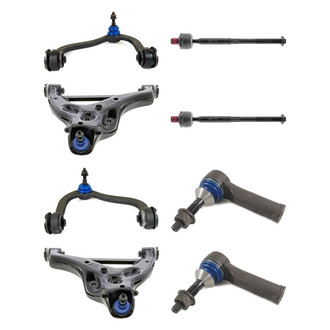 Mevotech® - Supreme™ Front Lower and Upper Control Arm with Ball Joint and Tie Rod End Kit