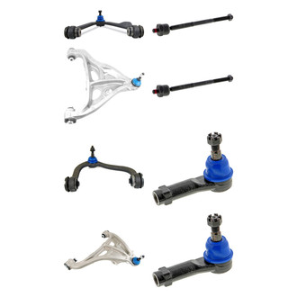 Mevotech® - Supreme™ Front Lower and Upper Control Arm with Ball Joint and Tie Rod End Kit