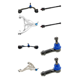 Mevotech® - Supreme™ Front Lower and Upper Control Arm with Ball Joint and Tie Rod End Kit
