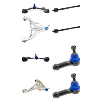 Mevotech® - Supreme™ Front Lower and Upper Control Arm with Ball Joint and Tie Rod End Kit