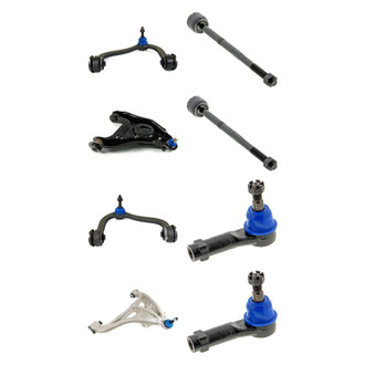 Mevotech® - Supreme™ Front Lower and Upper Control Arm with Ball Joint and Tie Rod End Kit