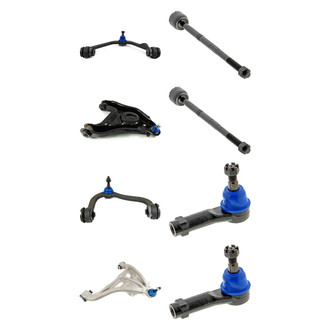 Mevotech® - Supreme™ Front Lower and Upper Control Arm with Ball Joint and Tie Rod End Kit