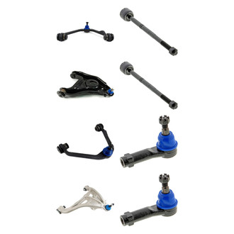 Mevotech® - Supreme™ Front Lower and Upper Control Arm with Ball Joint and Tie Rod End Kit