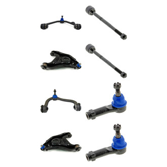 Mevotech® - Supreme™ Front Lower and Upper Control Arm with Ball Joint and Tie Rod End Kit