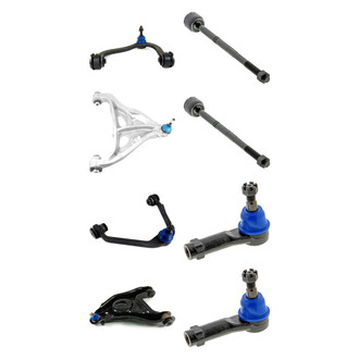 Mevotech® - Supreme™ Front Lower and Upper Control Arm with Ball Joint and Tie Rod End Kit