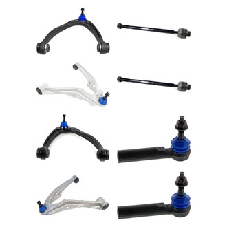 Mevotech® - Supreme™ Front Lower and Upper Control Arm with Ball Joint and Tie Rod End Kit